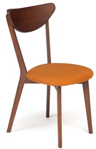 Обеденный стул MAXI (Макси), бук/ткань 86x48,5x54,5 Оранжевый/коричневый арт.19591 в Вологде - предосмотр