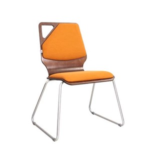 Кухонный стул Molly Wood chrome, ткань AS 450037-7X/AS в Вологде