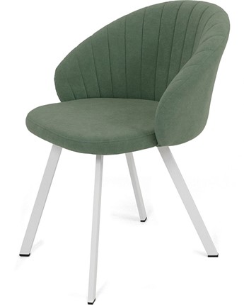Обеденный стул Моне (Зефирно-мятный Т178/ноги белые) в Вологде - изображение