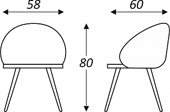 Обеденный стул Моне (Зефирно-мятный Т178/ноги белые) в Вологде - изображение 7