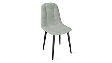 Обеденный стул Райс К1С (Черный муар/Велюр Confetti Silver) в Вологде - предосмотр