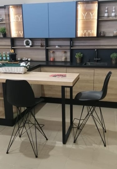 Кухонный стул SHT-ST29/S100 (голубой pan 278/черный муар) в Вологде - изображение 28