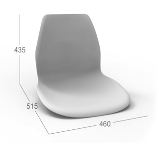 Кухонный стул SHT-ST29/S38 (белый/черный муар) в Вологде - предосмотр 5