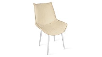 Обеденный стул Тейлор Исп. 2 К1С (Белый матовый/Велюр Confetti Cream) в Вологде - предосмотр