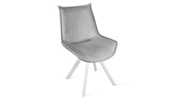 Обеденный стул Тейлор Исп. 2 К2 (Белый матовый/Микровелюр Jercy Silver) в Вологде