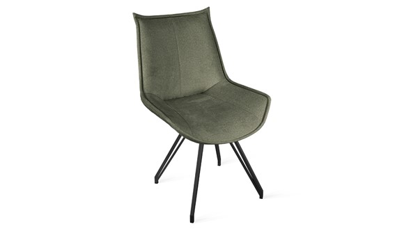 Обеденный стул Тейлор Исп. 2 К4 (Черный муар/Микровелюр Jercy Deep Green) в Вологде - изображение