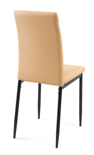 Обеденный стул Текс, к/з Pegasso бежевый, ножки черные в Вологде - изображение 2