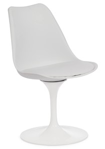 Обеденный стул TULIP FASHION CHAIR (mod.109) 48х55х81 белый/белый арт.19095 в Вологде