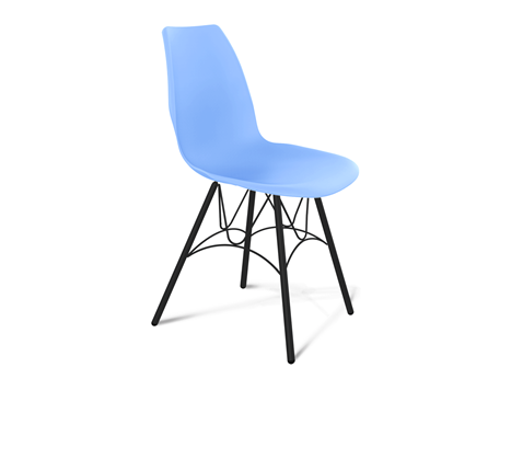 Кухонный стул SHT-ST29/S100 (голубой pan 278/черный муар) в Вологде - изображение
