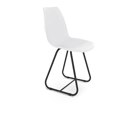 Кухонный стул SHT-ST29/S38 (белый/черный муар) в Вологде - изображение