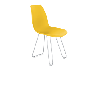 Обеденный стул SHT-ST29/S106 (желтый ral 1021/хром лак) в Вологде - предосмотр