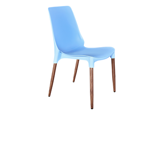 Обеденный стул SHT-ST75/S424-C (голубой/темный орех) в Вологде - предосмотр