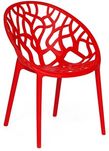 Кресло обеденное BUSH (mod.017) пластик 60*58,5*80 красный, арт.11726 в Вологде - предосмотр