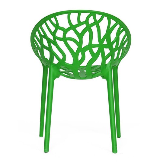 Кресло обеденное BUSH (mod.017) пластик 60*58,5*80 зеленый, арт.12653 в Вологде - изображение 3