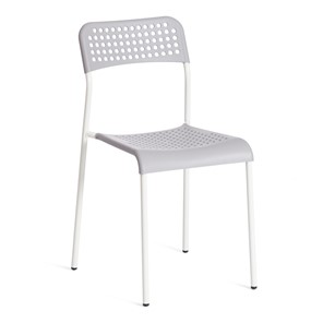 Обеденный стул ADDE (mod.C-049) металл/пластик, 39х49х78, Grey (серый) /White (белый) арт.19256 в Вологде