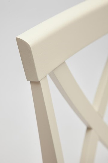 Обеденный стул с подлокотниками GOLFI (Гольфи) 44x54x95 pure white (402) арт.13548 в Вологде - изображение 4