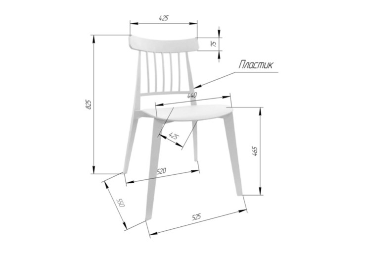 Обеденный стул SHT-S108 (бежевый) в Вологде - изображение 5