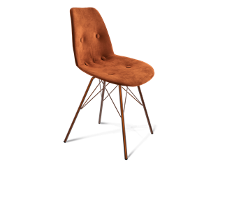 Обеденный стул SHT-ST29-C2 / SHT-S37 (песчаная буря/медный металлик) в Вологде - предосмотр
