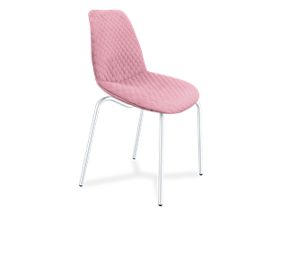 Обеденный стул SHT-ST29-С22 / SHT-S130 HD (розовый зефир/хром лак) в Вологде - предосмотр
