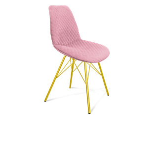 Обеденный стул SHT-ST29-С22 / SHT-S37 (розовый зефир/золото) в Вологде - предосмотр