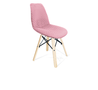Обеденный стул SHT-ST29-С22 / SHT-S70 (розовый зефир/прозрачный лак/черный муар) в Вологде