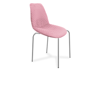 Обеденный стул SHT-ST29-С22 / SHT-S86 HD (розовый зефир/хром лак) в Вологде - предосмотр