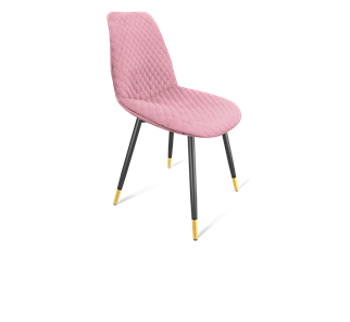 Обеденный стул SHT-ST29-С22 / SHT-S95-1 (розовый зефир/черный муар/золото) в Вологде