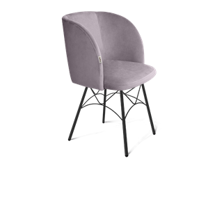 Обеденный стул SHT-ST33 / SHT-S107 (сиреневая орхидея/черный муар) в Вологде - предосмотр