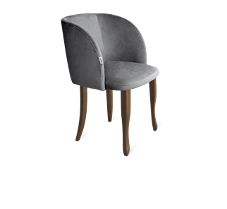 Обеденный стул SHT-ST33 / SHT-S122 (угольно-серый/темный орех/черный муар) в Вологде