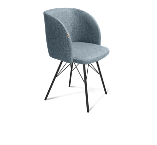 Обеденный стул SHT-ST33 / SHT-S37 (синий лед/черный муар) в Вологде - предосмотр