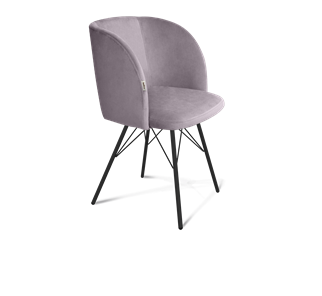 Обеденный стул SHT-ST33 / SHT-S37 (сиреневая орхидея/черный муар) в Вологде - предосмотр