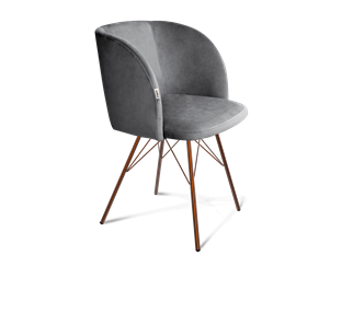 Обеденный стул SHT-ST33 / SHT-S37 (угольно-серый/медный металлик) в Вологде