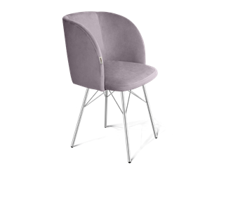 Обеденный стул SHT-ST33 / SHT-S64 (сиреневая орхидея/хром лак) в Вологде