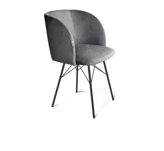 Обеденный стул SHT-ST33 / SHT-S64 (угольно-серый/черный муар) в Вологде - предосмотр
