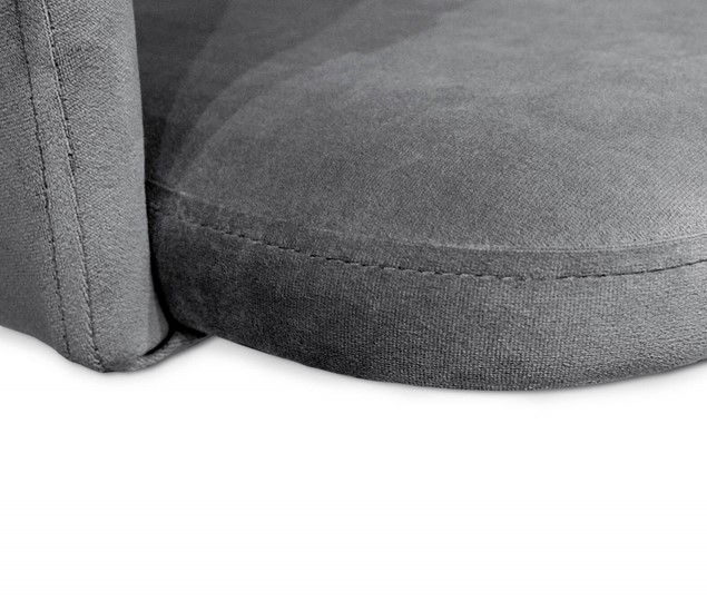 Обеденный стул SHT-ST33 / SHT-S70 (угольно-серый/темный орех/черный муар) в Вологде - изображение 5