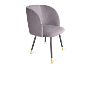 Обеденный стул SHT-ST33 / SHT-S95-1 (сиреневая орхидея/черный муар/золото) в Вологде