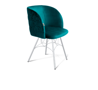 Обеденный стул SHT-ST33-1 / SHT-S100 (альпийский бирюзовый/хром лак) в Вологде