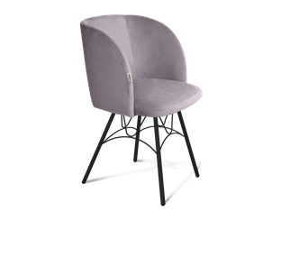 Обеденный стул SHT-ST33 / SHT-S100 (сиреневая орхидея/черный муар) в Вологде
