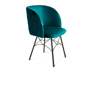 Обеденный стул SHT-ST33-1 / SHT-S107 (альпийский бирюзовый/черный муар) в Вологде - предосмотр