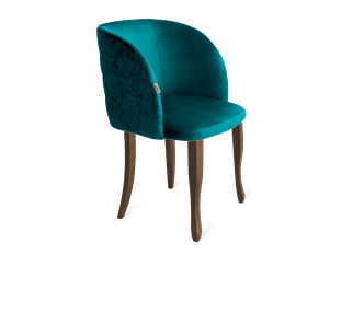 Обеденный стул SHT-ST33-1 / SHT-S122 (альпийский бирюзовый/темный орех/черный муар) в Вологде