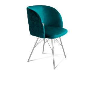 Обеденный стул SHT-ST33-1 / SHT-S37 (альпийский бирюзовый/хром лак) в Вологде