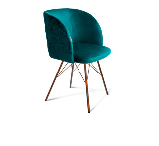 Обеденный стул SHT-ST33-1 / SHT-S37 (альпийский бирюзовый/медный металлик) в Вологде