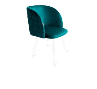 Обеденный стул SHT-ST33-1 / SHT-S95-1 (альпийский бирюзовый/белый муар) в Вологде - предосмотр