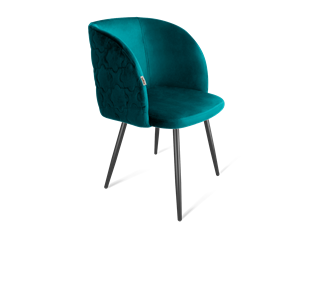 Обеденный стул SHT-ST33-1 / SHT-S95-1 (альпийский бирюзовый/черный муар) в Вологде - предосмотр