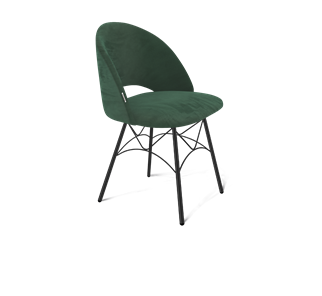 Обеденный стул SHT-ST34 / SHT-S107 (лиственно-зеленый/черный муар) в Вологде