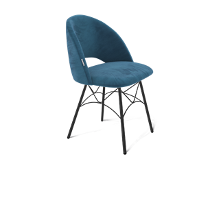 Обеденный стул SHT-ST34 / SHT-S107 (тихий океан/черный муар) в Вологде - предосмотр