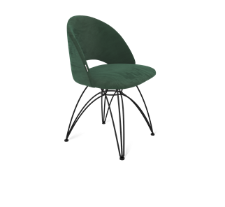 Обеденный стул SHT-ST34 / SHT-S112 (лиственно-зеленый/черный муар) в Вологде - предосмотр