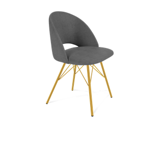 Обеденный стул SHT-ST34 / SHT-S37 (платиново-серый/золото) в Вологде - предосмотр