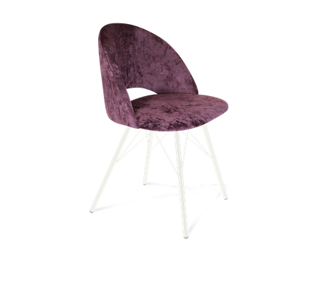 Обеденный стул SHT-ST34 / SHT-S37 (вишневый джем/белый муар) в Вологде - изображение