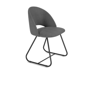 Обеденный стул SHT-ST34 / SHT-S38 (платиново-серый/черный муар) в Вологде - предосмотр
